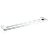 Acl Eden Double Towel Rail Chrome, Matte Black, Chrome and White